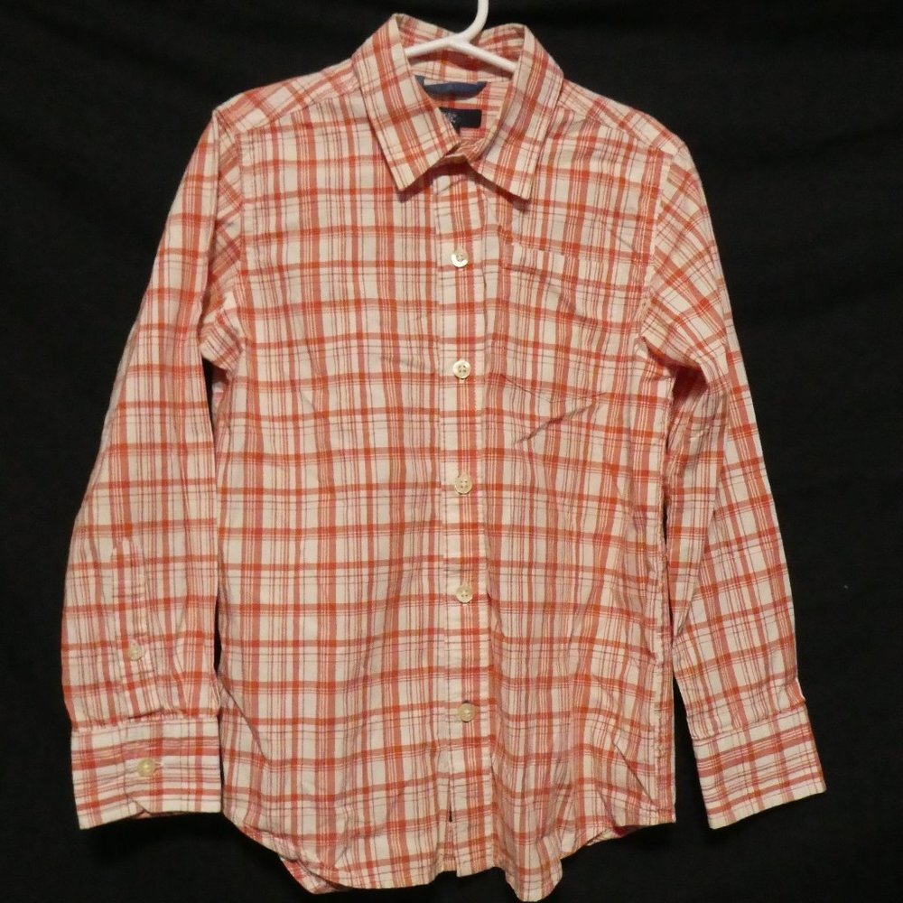 GAP KIDS Regular, small (6-7 years) plaid button down casual shirt
